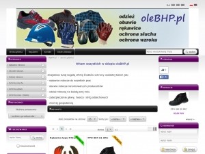 Buty robocze i inne wyposażenie w sklepie oleBHP